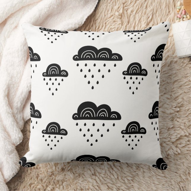 Cute Bumblebee and Rainbow Nursery  Cushion (Blanket)