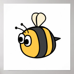 Cute Bumblebee Poster