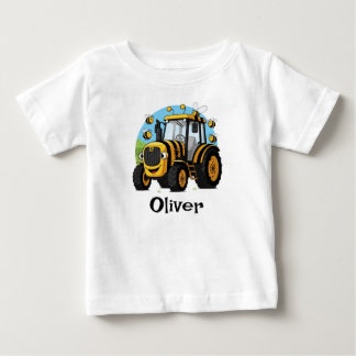 Cute Bumblebee Tractor Baby T-Shirt