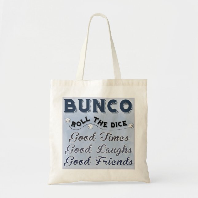 Cute Bunco Tote - Roll The Dice Bag (Front)
