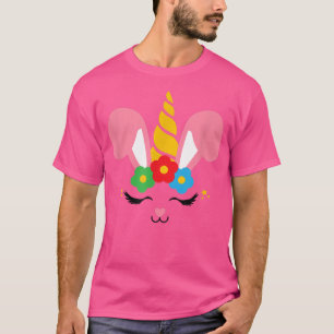 Cute Bunnicorn Bunny Unicorn Easter Eggs Happy Eas T-Shirt