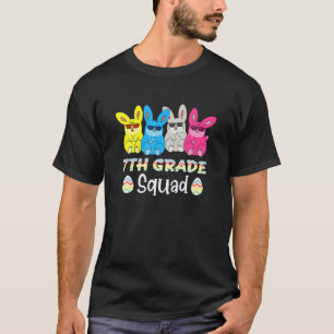 Cute Bunnies 7Th Grade Teachers Students Squad Eas T-Shirt