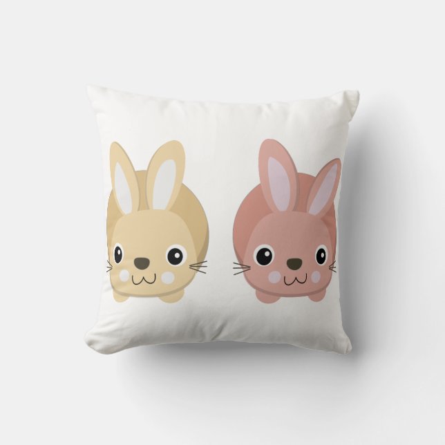 Cute Bunnies Cushion (Front)