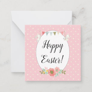 Cute Bunnies Happy Easter Card