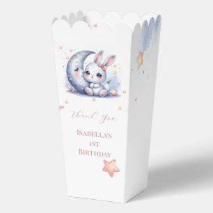 cute bunny and silver moon  favour boxes
