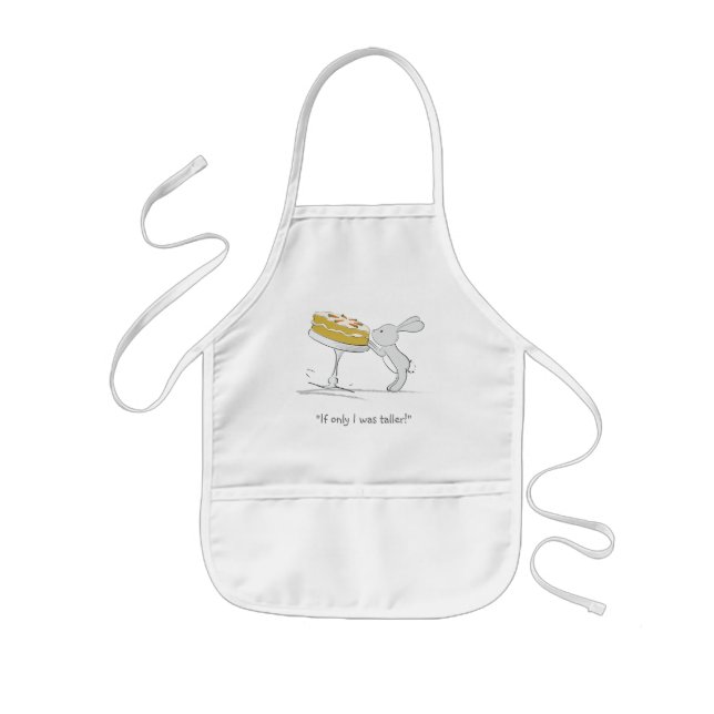 Cute Bunny apron (If only I was taller) (Front)