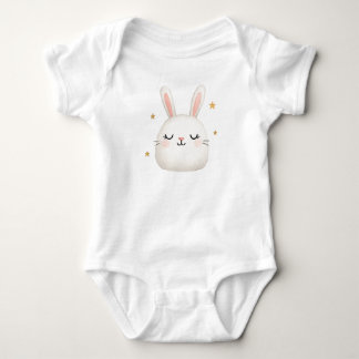 Cute Bunny Baby Outfit – Adorable White Rabbit Bodysuit