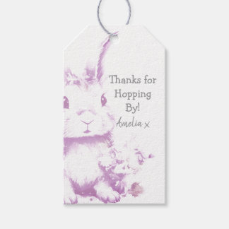 Cute Bunny Baby Shower Gift Tags