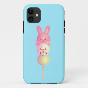 Cute Bunny, Bear And Frog Dango Case-Mate iPhone Case