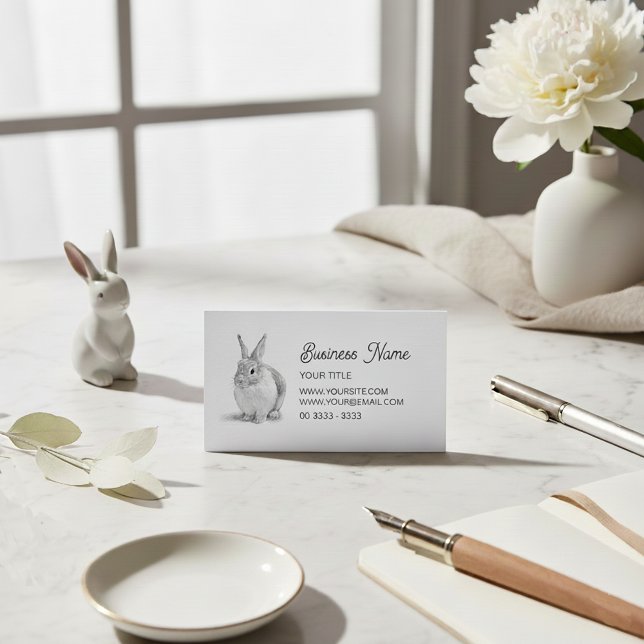 Cute Bunny Business Card (Creator Uploaded)