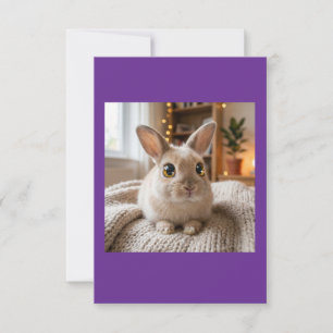Cute bunny card