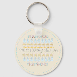 Cute Bunny Chicken Bear pastel Key Ring