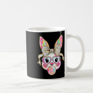 Cute Bunny Coquette Bow Easter Day Rabbit Teens Gi Coffee Mug