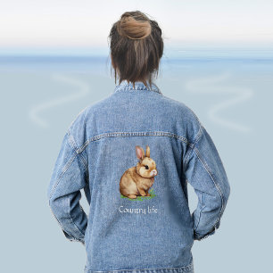 Cute Bunny  Denim Jacket