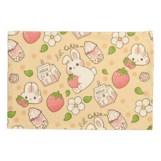 cute bunny design pillowcase