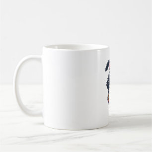 Cute Bunny Ear Saint Bernard Dog Easter Egg Owner  Coffee Mug