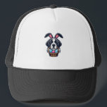 Cute Bunny Ear Saint Bernard Dog Easter Egg Owner  Trucker Hat<br><div class="desc">Cute Bunny Ear Saint Bernard Dog Easter Egg Owner Lover Mom T-Shirt</div>