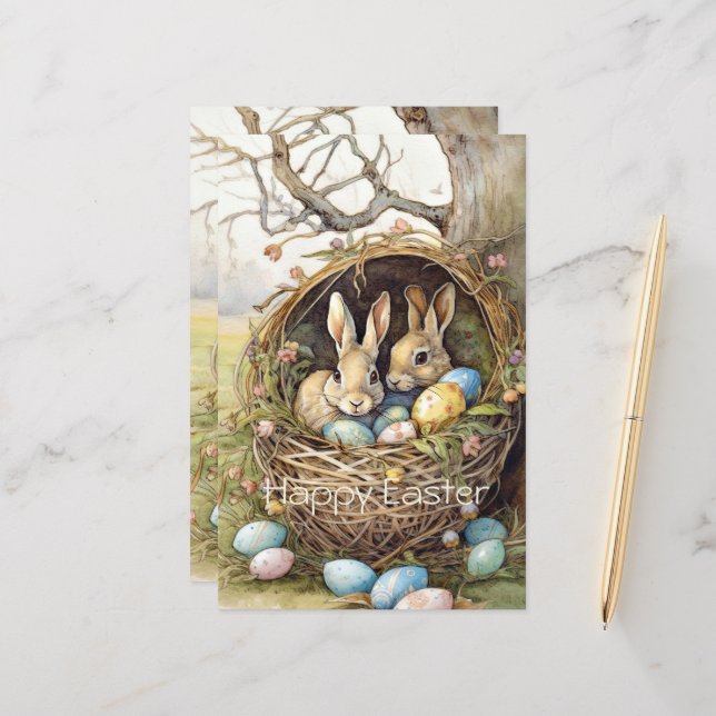 Cute Bunny Easter Eggs  (Front/Back In Situ)