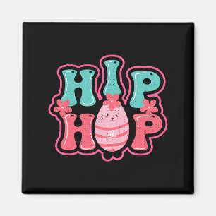 Cute bunny egg hunt hip hop happy easter t shirt_1 magnet