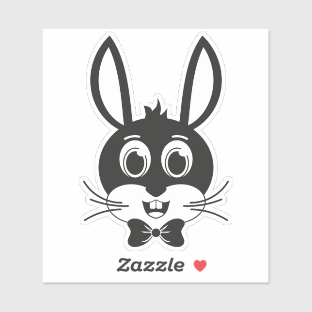 Cute Bunny Face Boy Cartoon Easter Rabbit (Sheet)