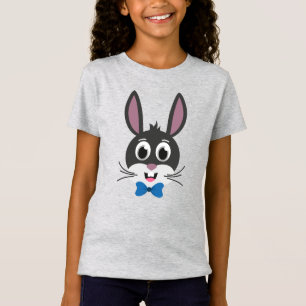 Cute Bunny Face Boy Cartoon Easter Rabbit T-Shirt