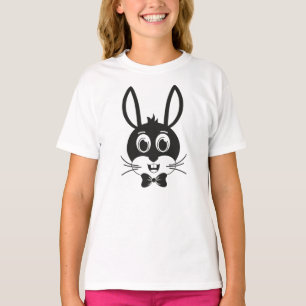 Cute Bunny Face Boy Cartoon Easter Rabbit T-Shirt
