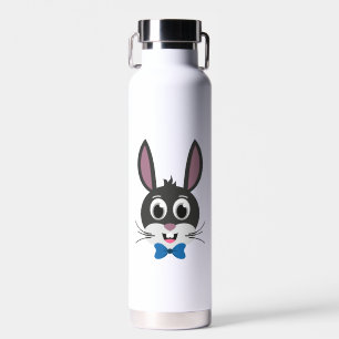 Cute Bunny Face Boy Cartoon Easter Rabbit Water Bottle