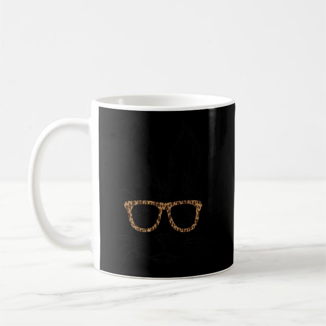 Cute Bunny Face Easter Outfit Happy Easter Day 202 Coffee Mug (Left)