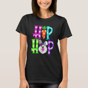Cute Bunny Face Hip Hop Women Kids  Easter Day 202 T-Shirt