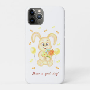Cute Bunny for a positive mood Case-Mate iPhone Case