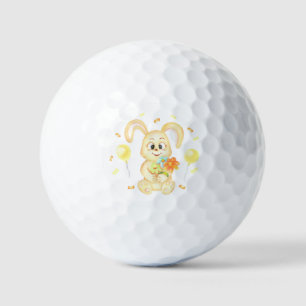 Cute Bunny for a positive mood Golf Balls