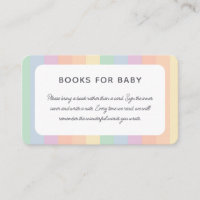 Cute Bunny Girl or Boy Baby Shower Books For Baby