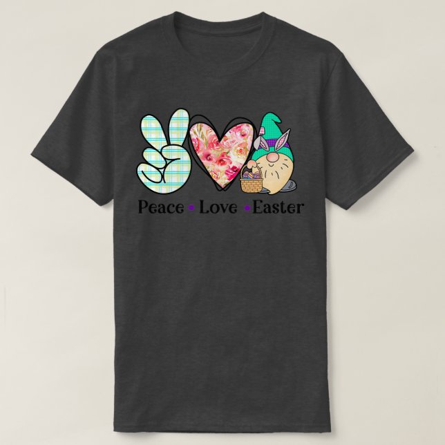 Cute Bunny Gnomes Easter Day Gift Women Men Kids 4 T-Shirt (Design Front)