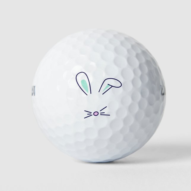 cute bunny golf balls (Front)