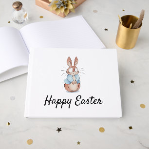 Cute bunny guest book