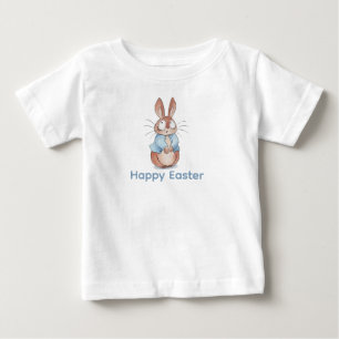 Cute Bunny Happy Easter – Adorable Rabbit Graphic Baby T-Shirt