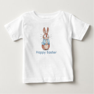 Cute Bunny Happy Easter Baby T-Shirt • Adorable