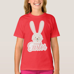 Cute Bunny Happy Easter Eggs Hunt Party Spring T-Shirt