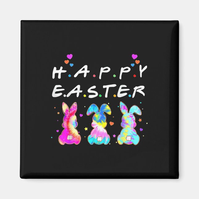 Cute Bunny Happy Easter Womens  Magnet (Front)