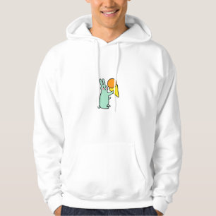 Cute Bunny Holding Ice Cream Hoodie