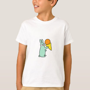 Cute Bunny Holding Ice Cream T-Shirt