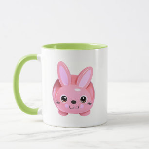 Cute Bunny Illustration Mug