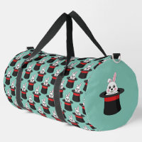 Cute Bunny in Wizard Hat Pattern