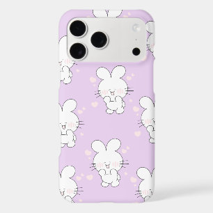 Cute Bunny iPhone Case – Adorable Lavender Pro17