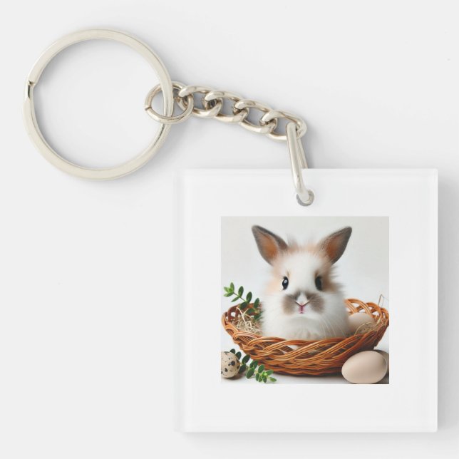 Cute Bunny Keychain (Front)