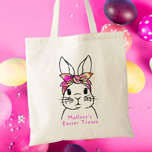 Cute Bunny Kids Easter Tote Bag (Creator Uploaded)