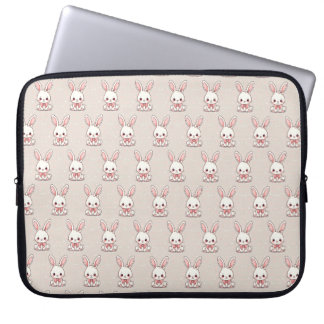 Cute bunny laptop case