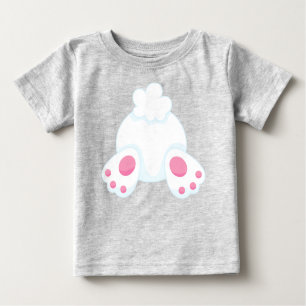 Cute Bunny, Little Bunny, White Bunny, Bunny Tail Baby T-Shirt