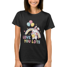 Cute Bunny Love You Lots | Kawaii Rabbit with Ball