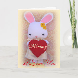 Cute Bunny Mother's Day Greeting Card